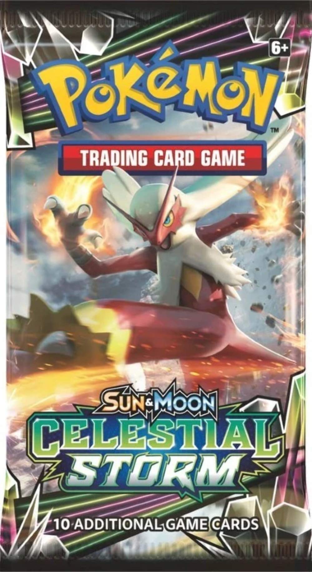 Pokemon TCG Sun & Moon Celestial Storm Booster Pack - 10 Cards