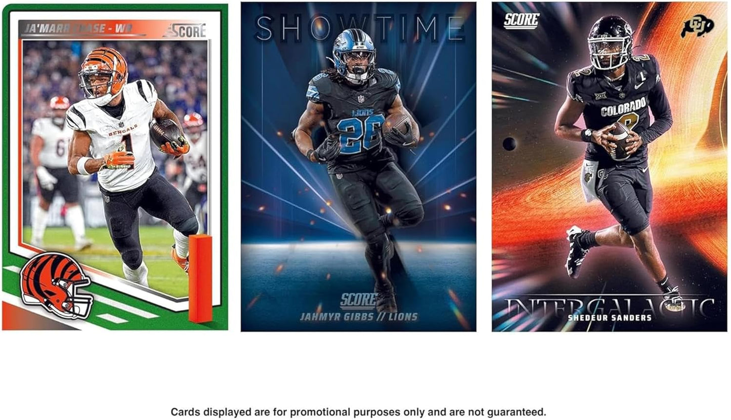 Panini 2025–26 Score NFL Football Mega Box – Official Trading Cards – Mega Box Exclusive Parallels, Rookie Cards & Inserts