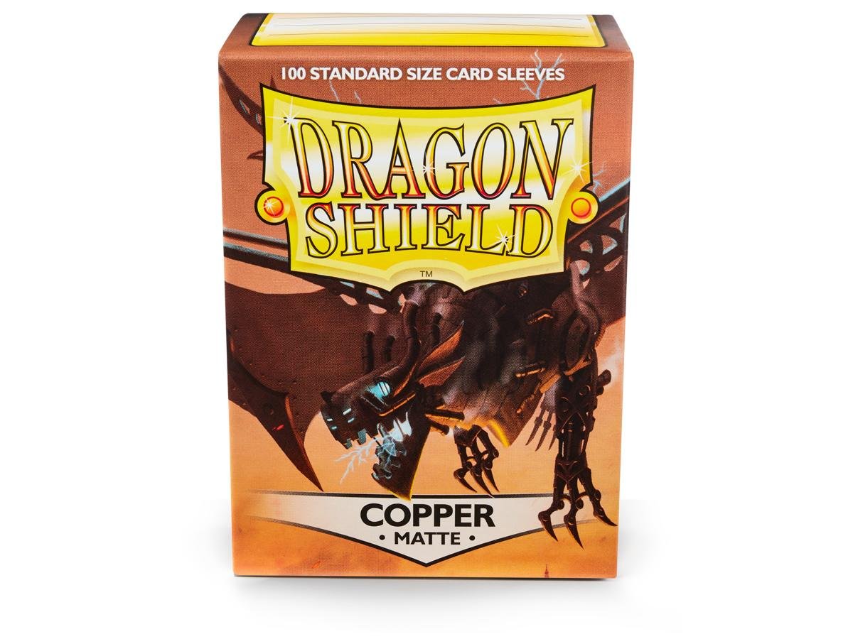 Dragon Shield Matte Copper Standard Size 100 ct Card Sleeves Individual Pack