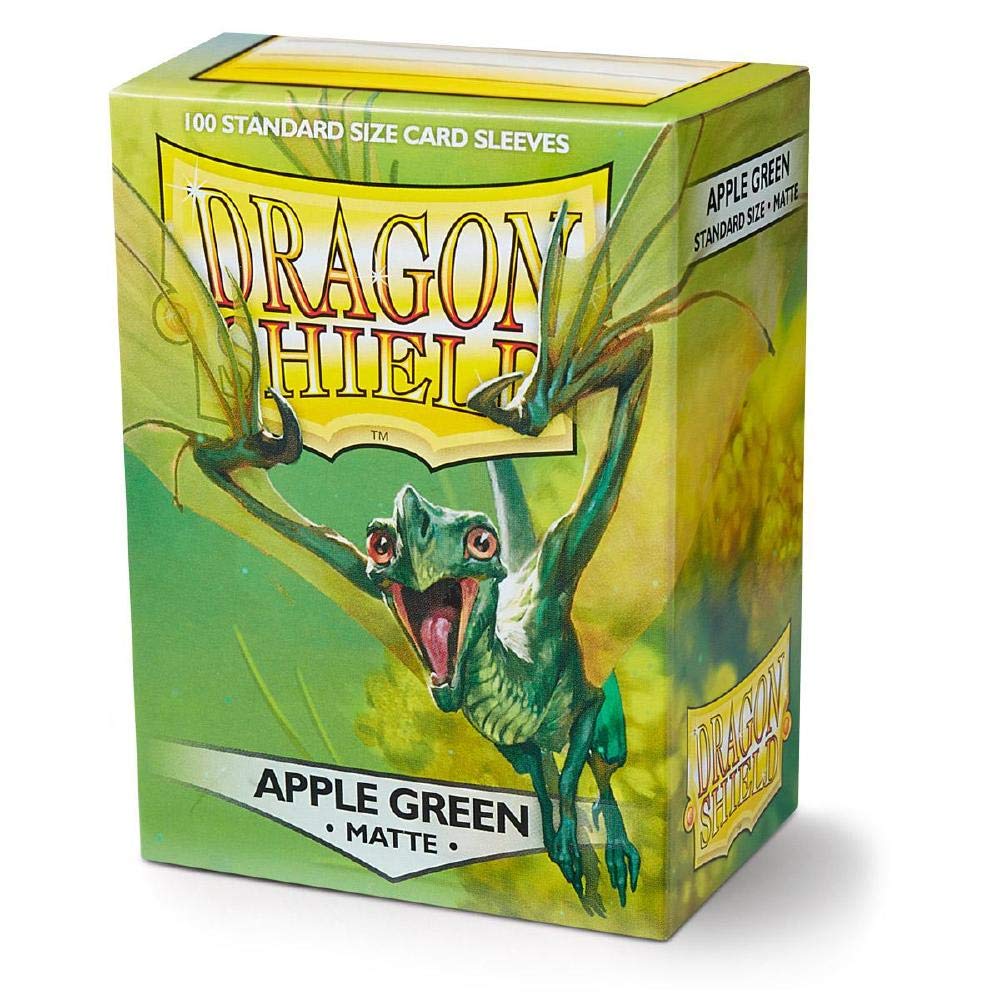 Dragon Shield Matte Apple Green Standard Size 100 ct Card Sleeves Individual Pack