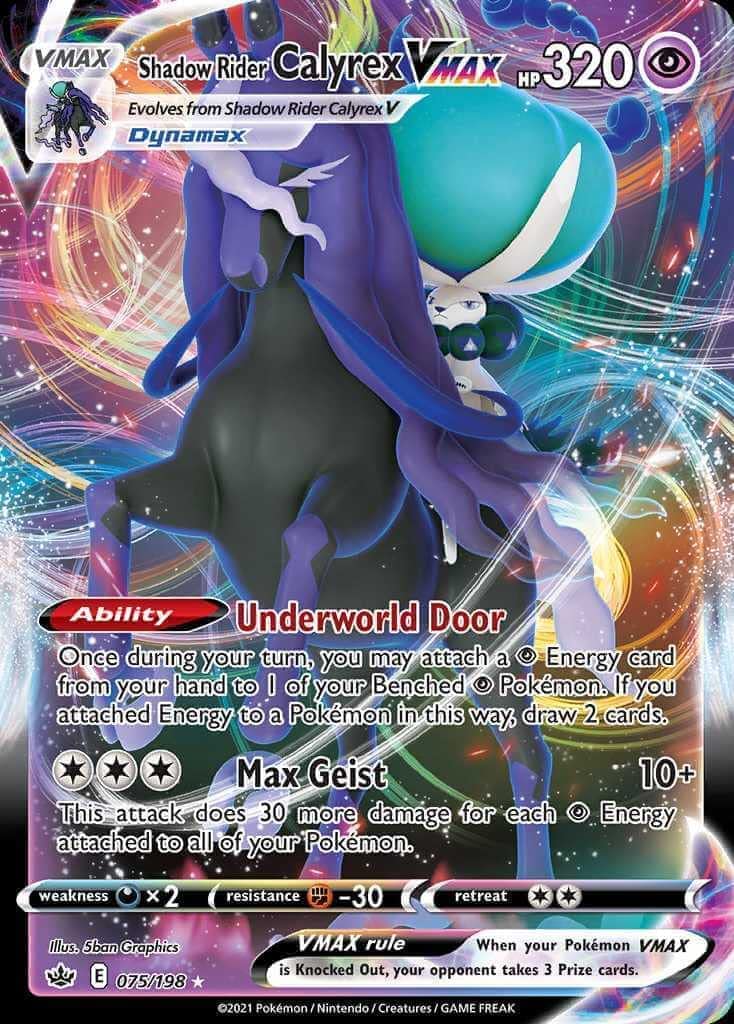 Pokemon Cards: Shadow Rider Calyrex VMAX League Battle Deck, Multicolor