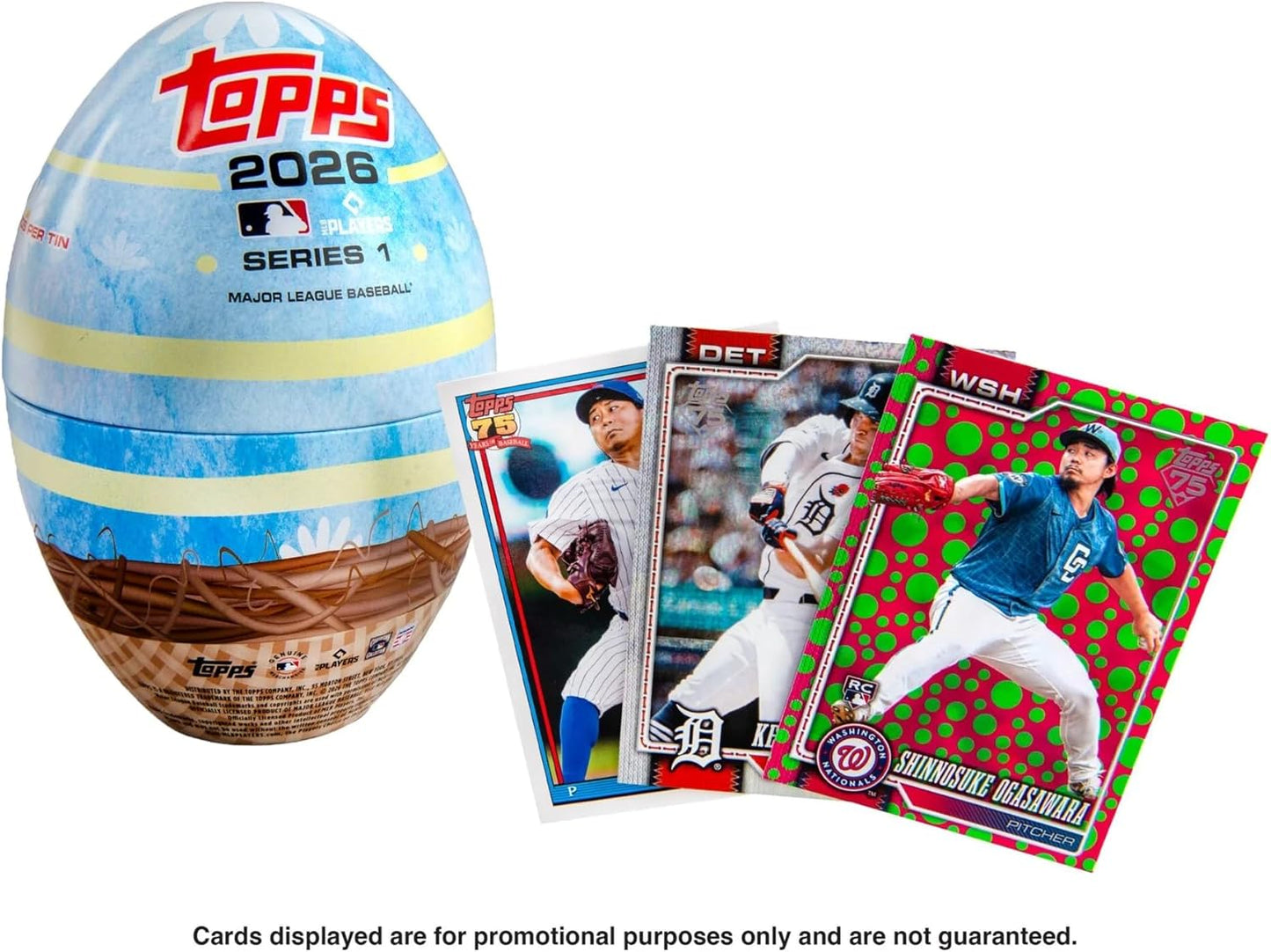 2026 Topps MLB Series 1 Baseball Trading Card Retail Tin - Receive 1 at Random!