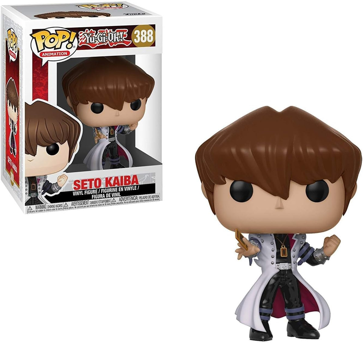 Funko Pop Animation: Yu-Gi-Oh! - Seto Kaiba Collectible Figure, Multicolor
