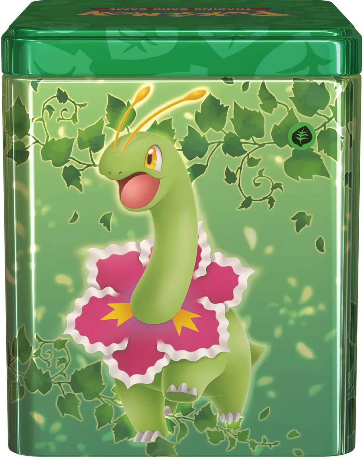 Pokemon TCG: Grass Stacking Tin (3 Booster Packs & Coin)