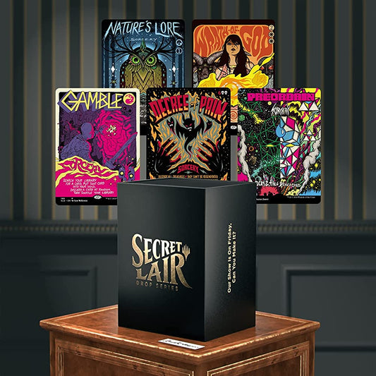Magic TCG Magic: The Gathering Secret Lair: MTG Dr Lairs Secretorium Our Show is On Friday Can You Make It