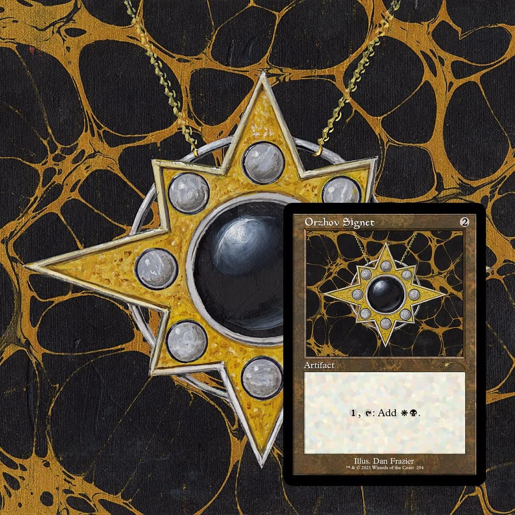 Magic TCG Magic: The Gathering Secret Lair: MTG All Natural Totally Refreshing Dan Frazier is Back Enemy Signets