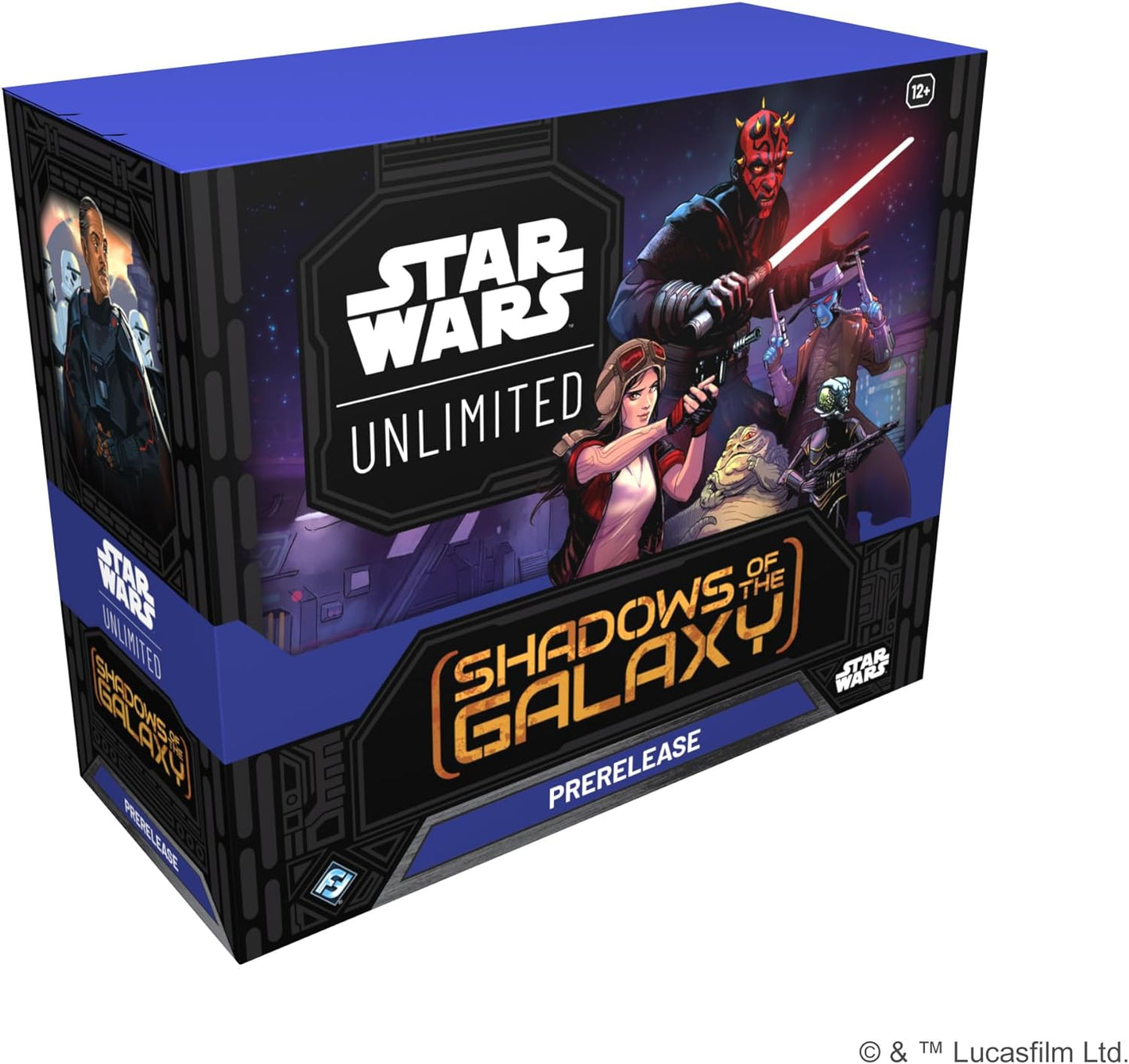 Fantasy Flight Games Star Wars: Unlimited TCG Shadows of The Galaxy PRERELEASE Box - Launch Your Galactic Journey! Includes 6 Booster Packs, Ages 12+, 2+ Players, 20 Minute Playtime, Made