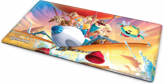 Ravensburger Disney Lorcana TCG Playmat Featuring Rescue Ranger Away | Protects Cards | Versatile Game, Desk, or Mouse Pad | Durable Non-Slip Surface | Suitable for Ages 8+