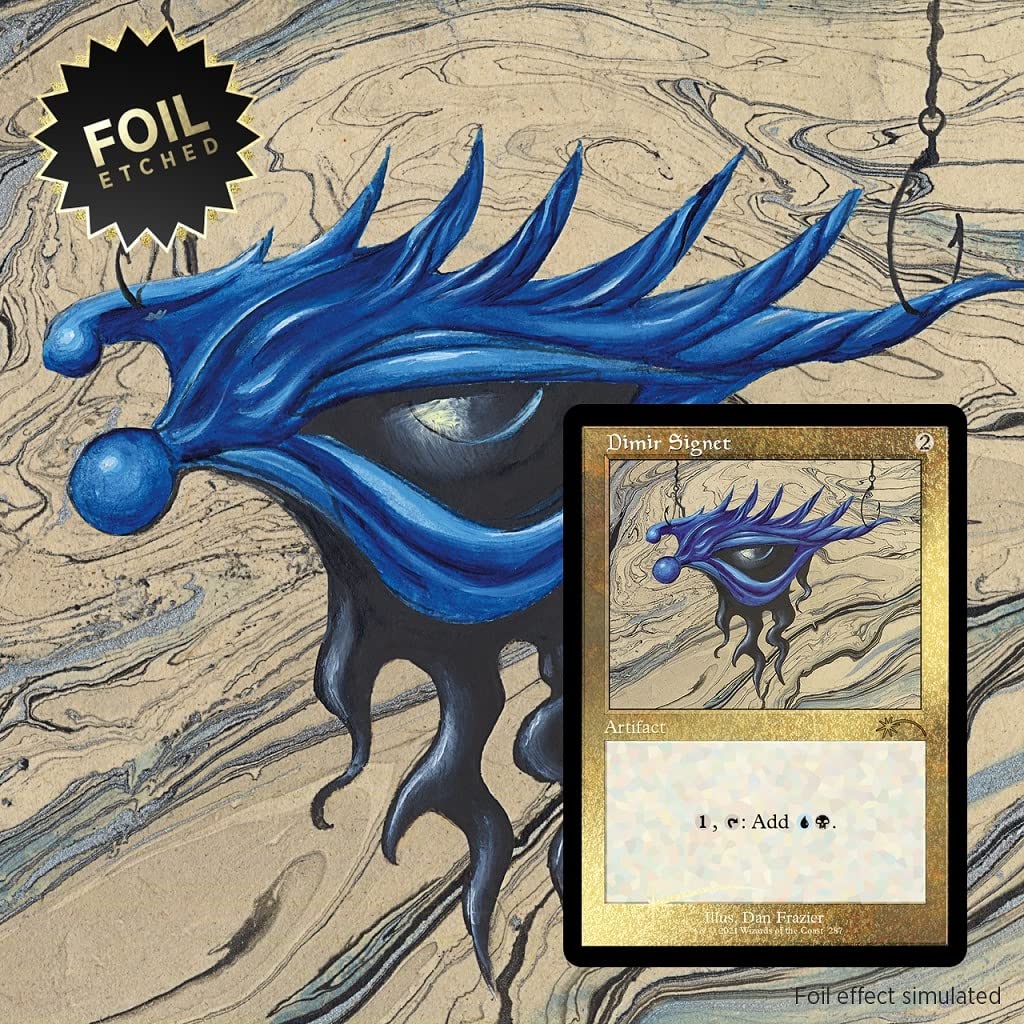Magic TCG Magic: The Gathering Secret Lair Etched Foil: MTG All Natural Totally Refreshing Dan Frazier is Back Allied Signets