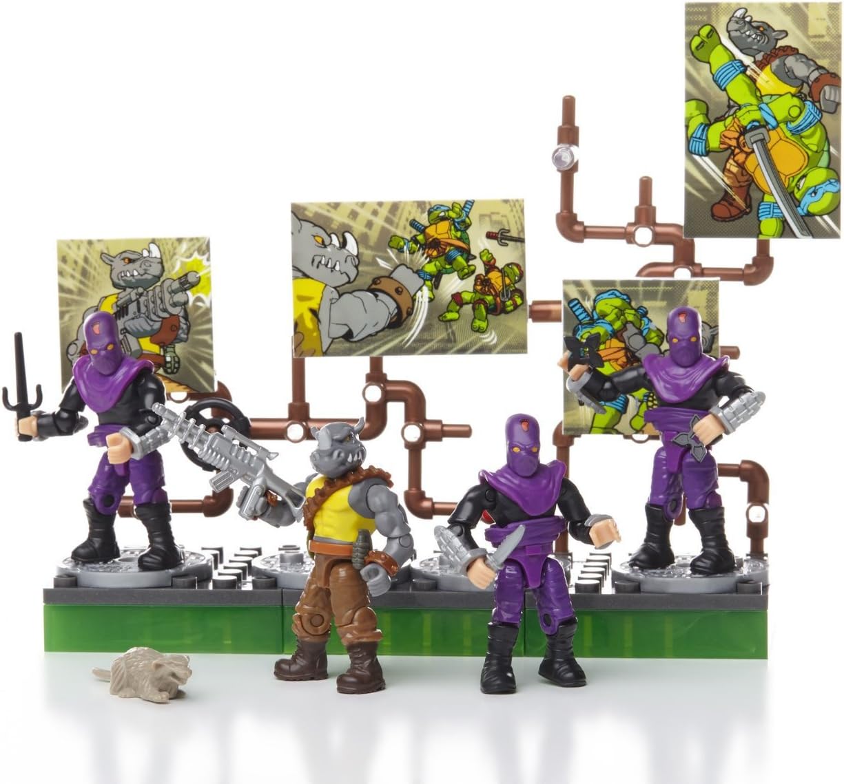 Mega Bloks TMNT Collectors Rocksteady Villain Pack