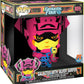 Marvel Jumbo Funko POP | Galactus with Silver Surfer (Black Light Version)