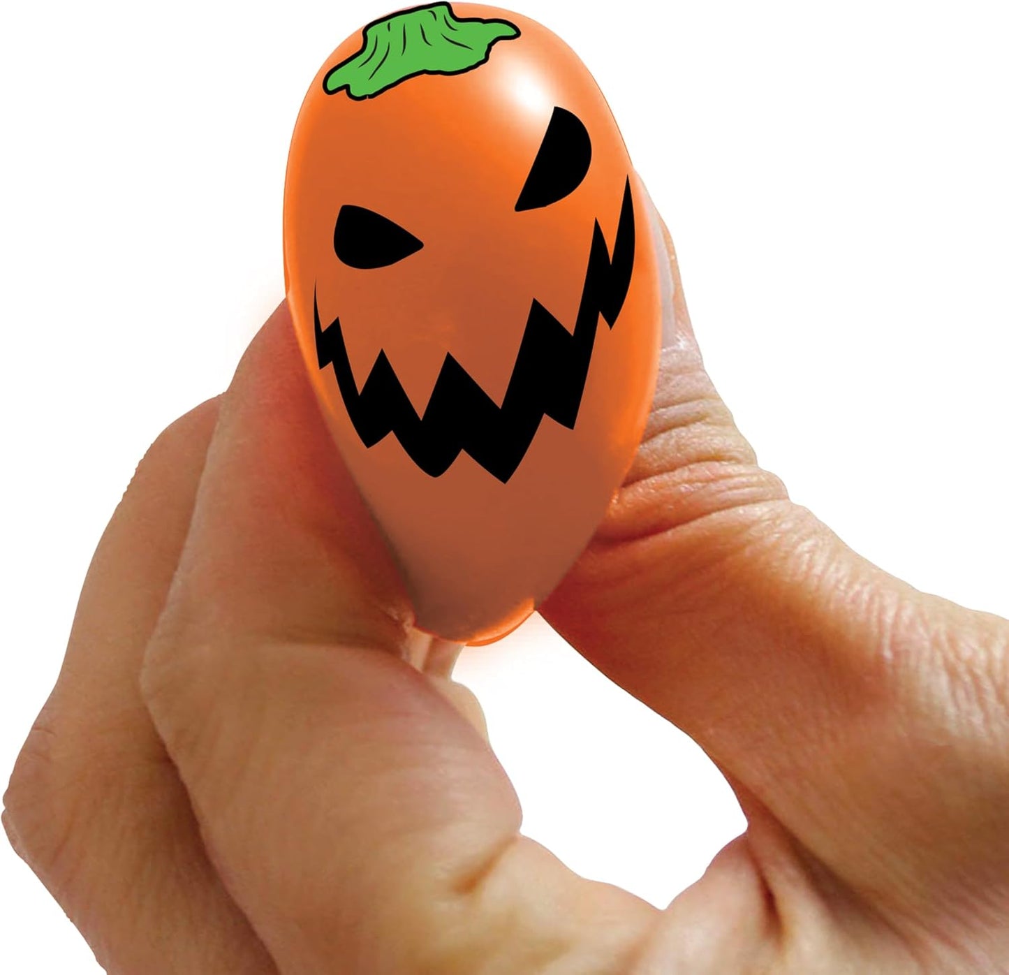 Schylling Needohween Teenie Jack Glow Lantern - Glow in The Dark Pumpkin Faces 3 Pack