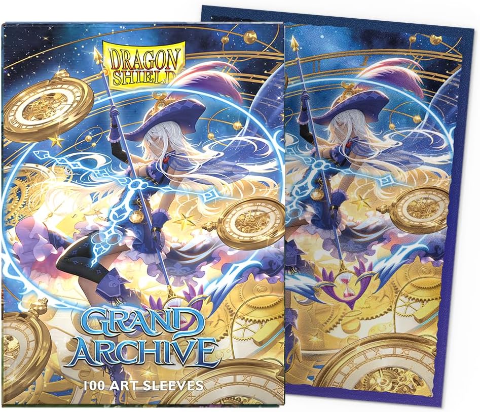 Dragon Shield | Grand Archive Matte Art Sleeves | 100 CT - Smooth & Tough Premium TCG Sleeves | Compatible with Pokemon, One Piece & Magic The Gathering | Chronowarp