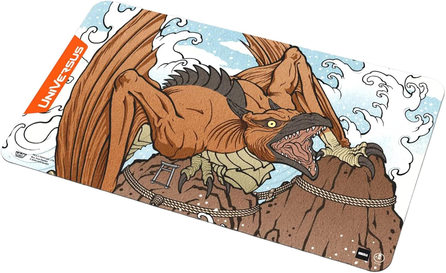 UniVersus Godzilla Challenger Series - Rodan Playmat - 24 x 14 Neoprene Mat, Tabletop Card Game Accessory, UVS Games, Officially Licensed