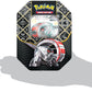 Pokemon TCG Scarlet & Violet Paldean Fates ex Tin - Iron Treads ex - 4 Packs