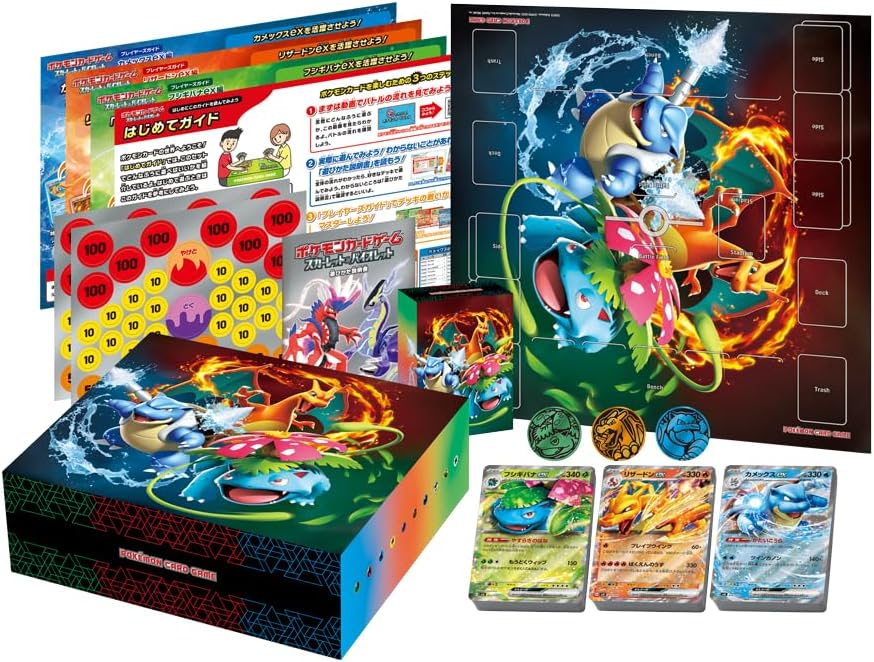 Pokemon Card Game Scarlet & Violet Special Deck Set ex Venusaur・Charizard・Blastoise (Japanese ver)