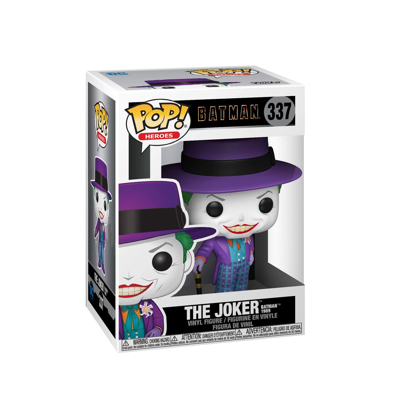 Funko Pop! Heroes:Batman 1989-Joker with Hat (Styles May Vary),Multicolor