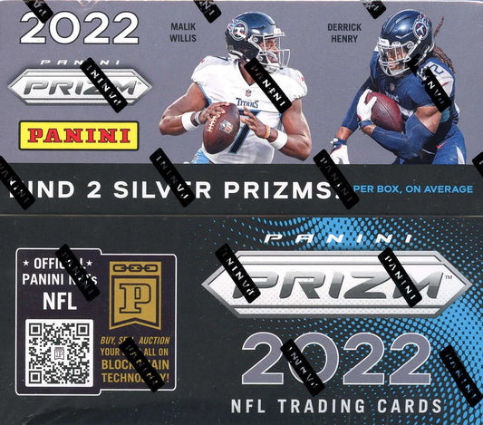 2022 Panini Prizm Football Retail Pack Box