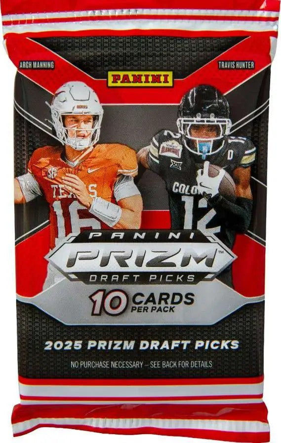 Panini 2025 Prizm Draft Picks NFL Football Trading Card Mega Box
