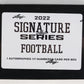 2022 Leaf Signature Series Football Factory Sealed Box