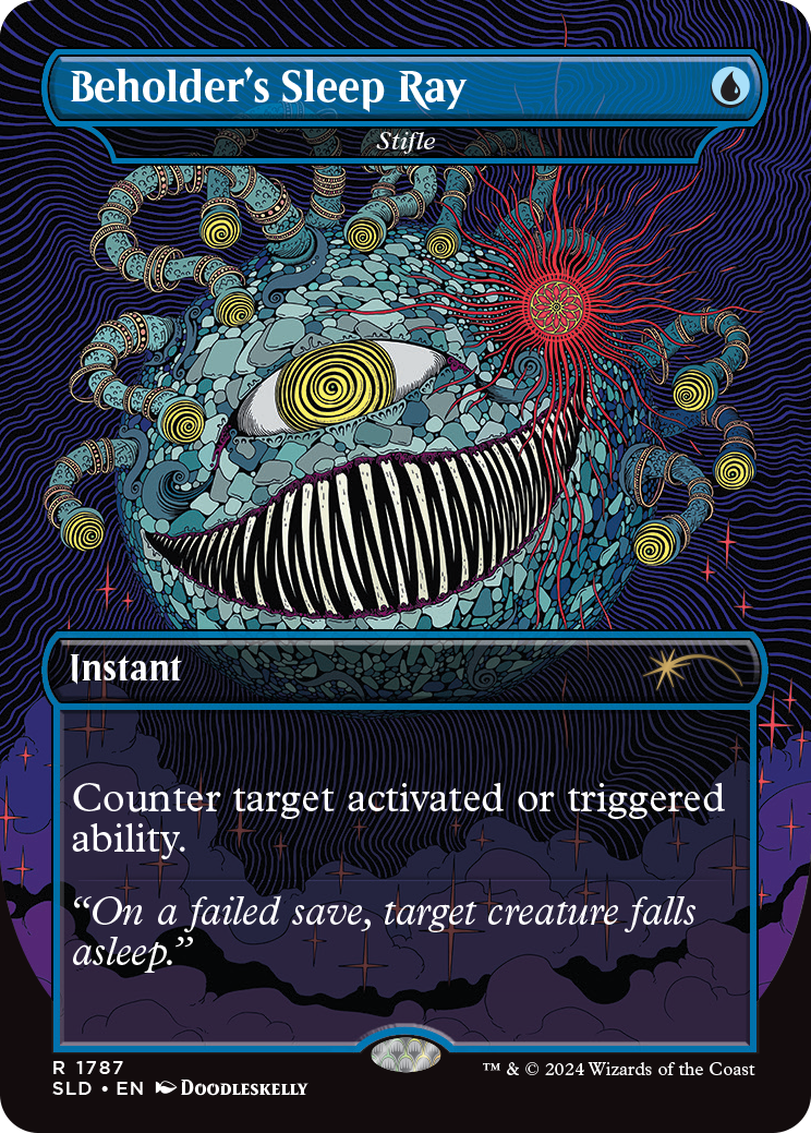 Magic the Gathering Secret Lair x Dungeons & Dragons: Death is in the Eyes of the Beholder I - Foil Edition