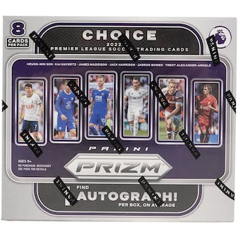 2022/23 Panini Prizm Premier League EPL Soccer Choice Box