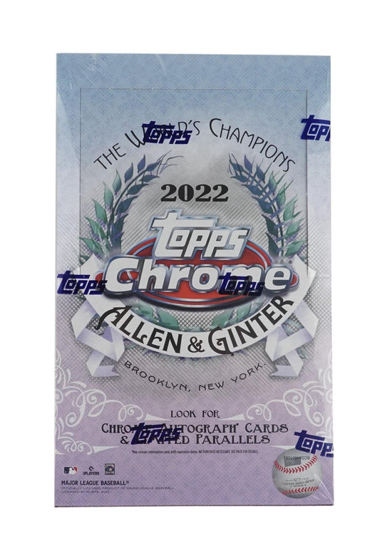 2022 Topps Allen & Ginter Chrome Baseball Hobby Box