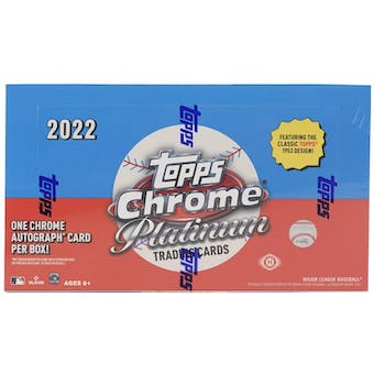 2022 Topps Chrome Platinum Anniversary Baseball Hobby Box