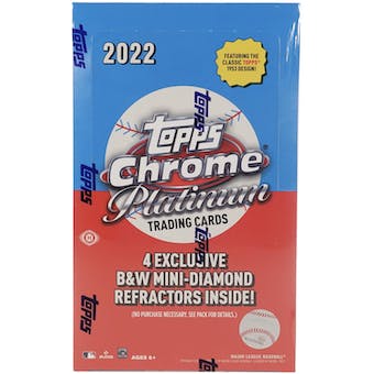 2022 Topps Chrome Platinum Anniversary Baseball Hobby LITE Box