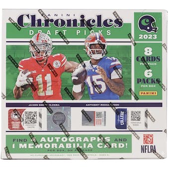 2023 Panini Chronicles Draft Picks Football Hobby Box