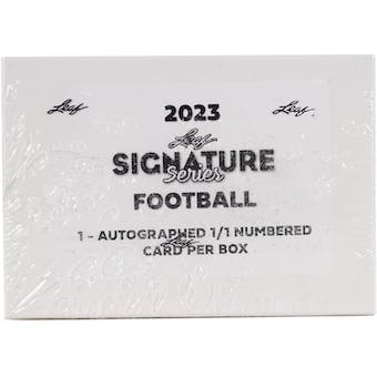 2023 Leaf Signature Series Football Hobby Box