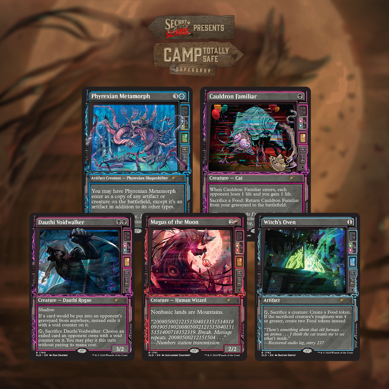 蒸気孔 Secret Lair 3枚セット Magic the Gathering Secret Lair Showcase: Duskmourn Non-Foil