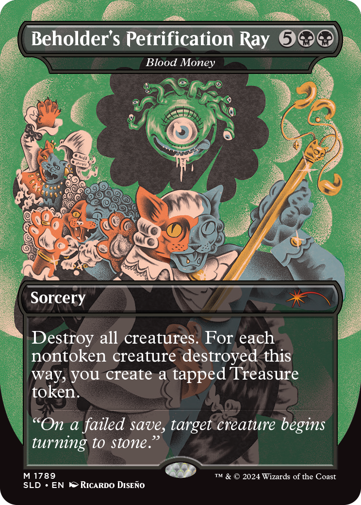 Magic the Gathering Secret Lair x Dungeons & Dragons: Death is in the Eyes of the Beholder I - Foil Edition
