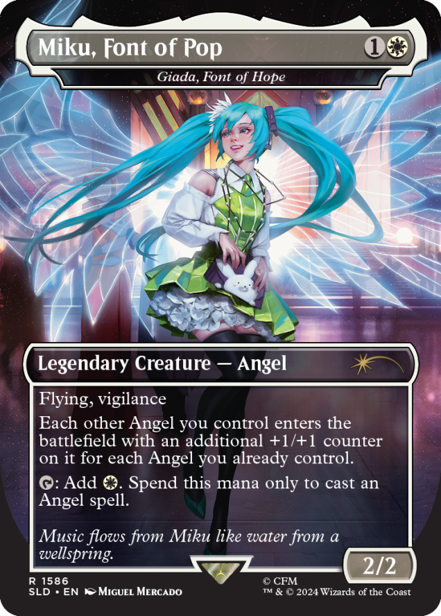 Magic the Gathering Secret Lair x Hatsune Miku: Winter Diva English Edition (Foil)