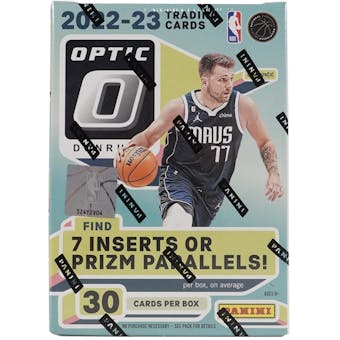 2022/23 Panini Donruss Optic Basketball 6-Pack Hobby Blaster Box (Green Shock Prizms!)