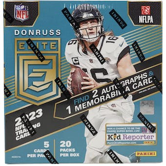 2023 Panini Donruss Elite Football Hobby Box