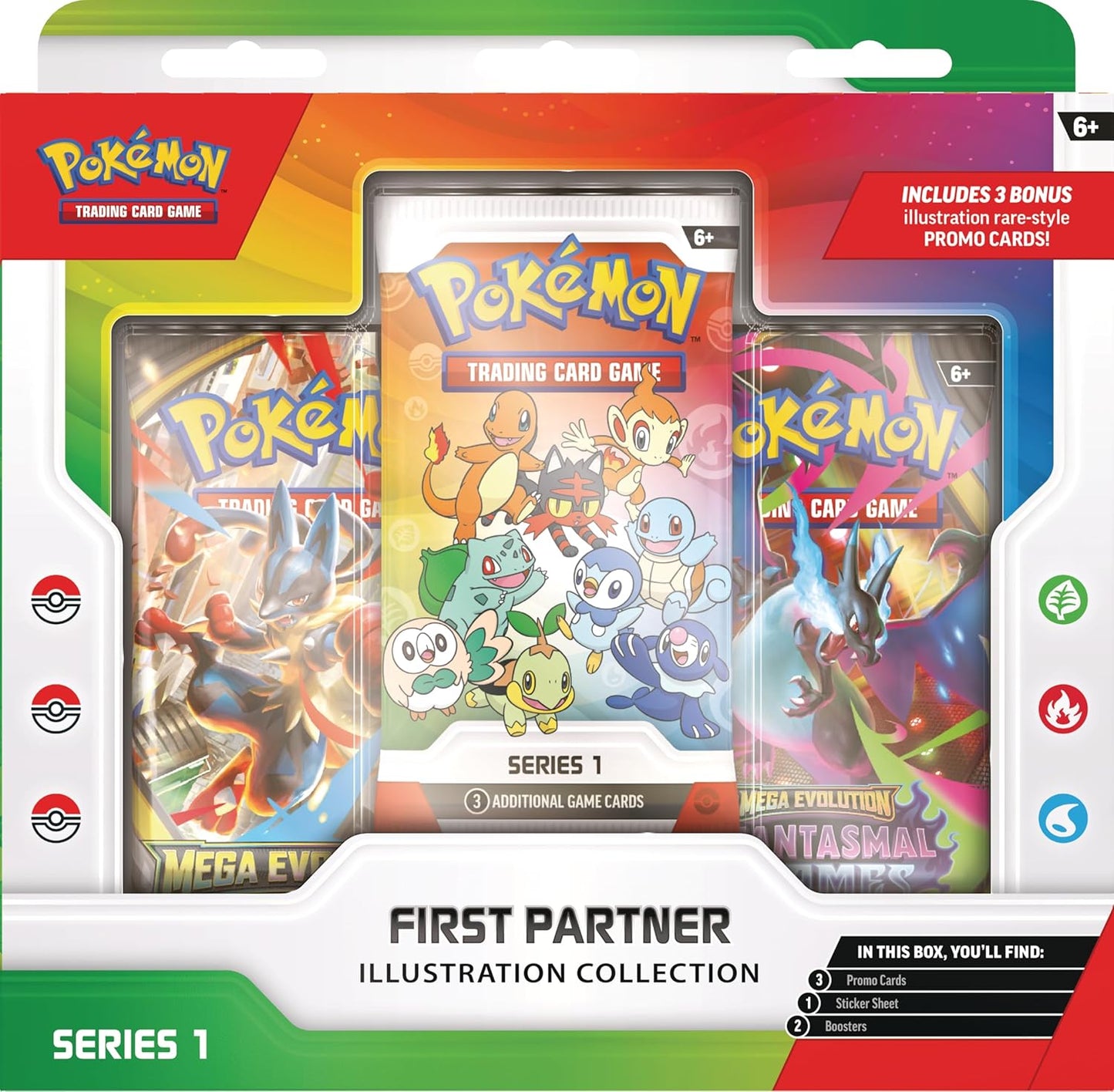 Pokemon TCG: First Partner Illustration Collection - Series 1 - Presale Ships 03/20/2026