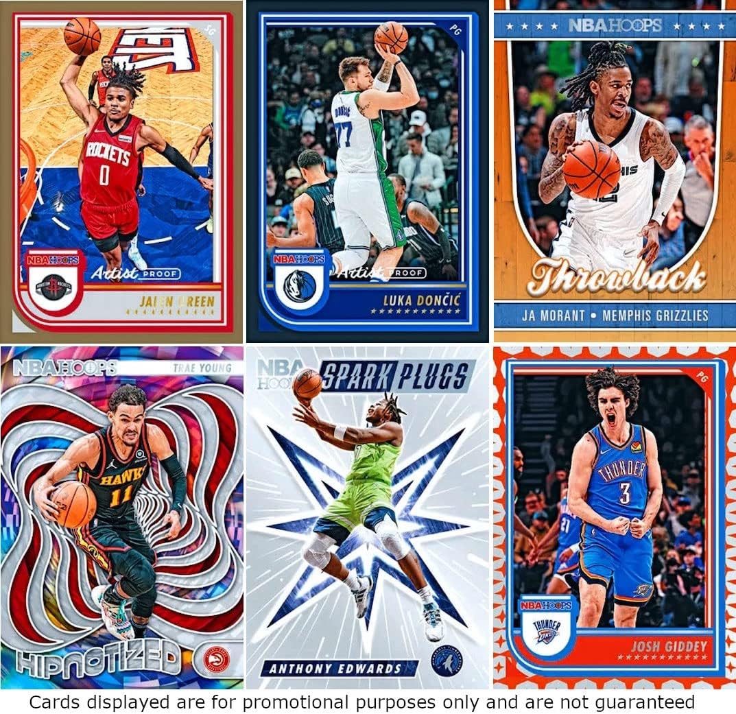 2022-23 Panini HOOPS Basketball Blaster Box of Packs (90 Cards) with Possible Exclusive Inserts including Rise and Shine Memorabilia Cards
