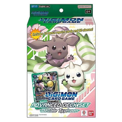 DIGIMON CARD GAME: ADVANCED DECK: DOUBLE TYPHOON (ST-17)
