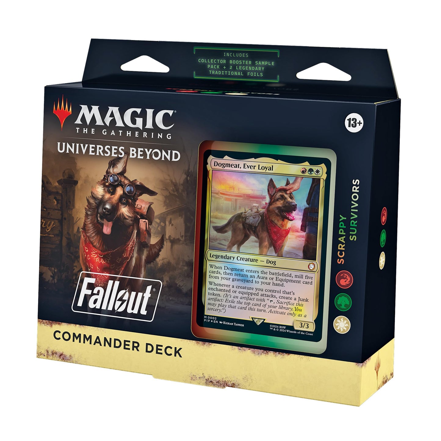 Magic: The Gathering Fallout Commander Deck - Scrappy Survivors (100-Card Deck, 2-Card Collector Booster Sample Pack + Accessories)
…