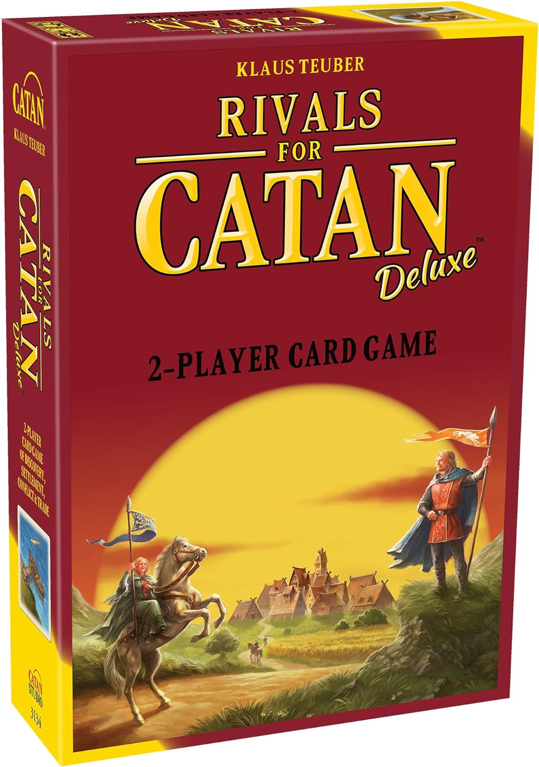 Rivals for CATAN Card Game DELUXE EDITION | Civilization Building Strategy Game | Family Game for Adults and Kids | Ages 10+ | 2 Players | Average Playtime 45-60 Minutes | Made by CATAN Studio