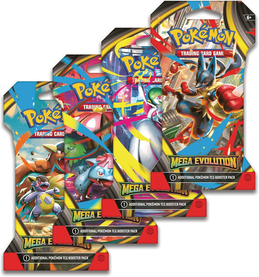 Pokemon TCG: Mega Evolution Booster Pack Lot - 8 Packs