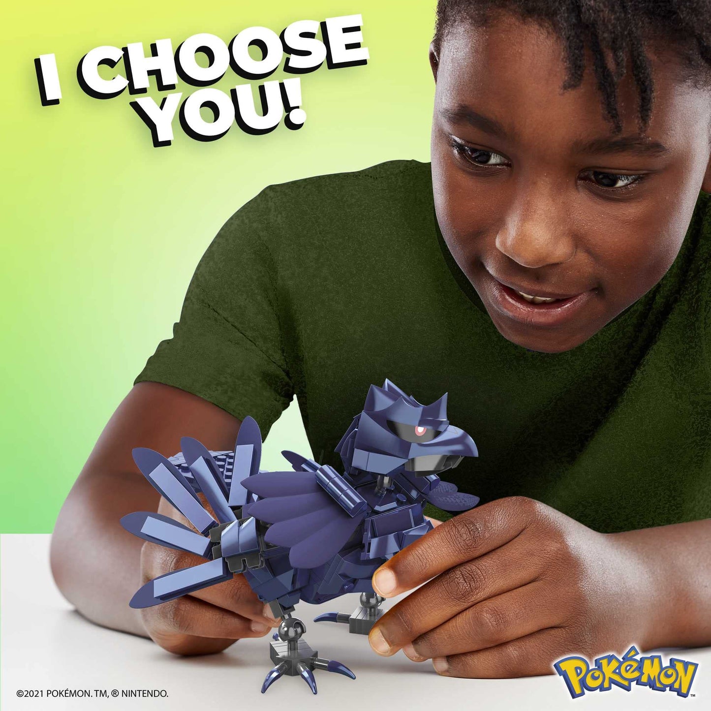MEGA Pokemon Corviknight building set with 340 compatible bricks and pieces and Poké Ball, toy gift set
