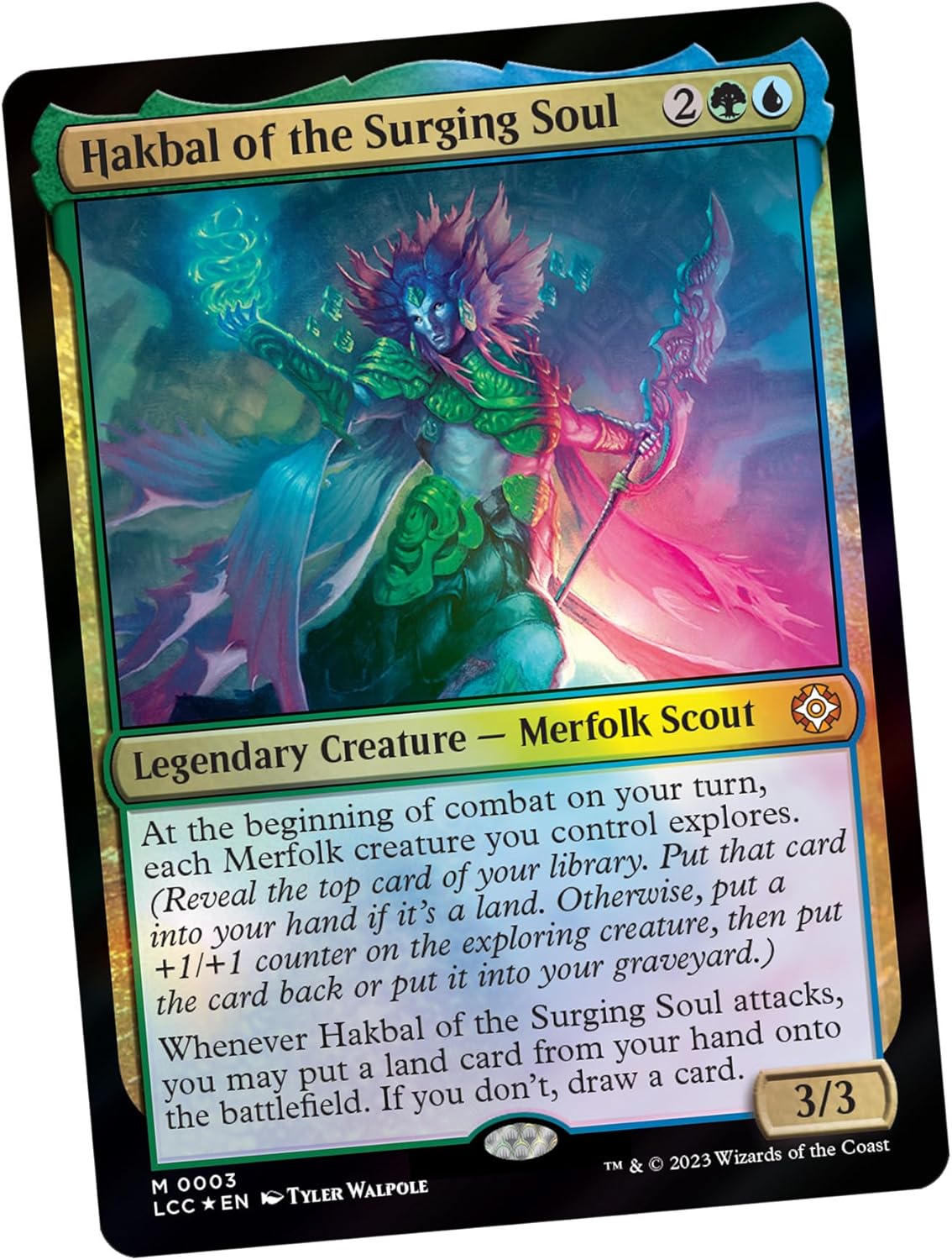 Magic: The Gathering The Lost Caverns of Ixalan Commander Deck - Explorers of The Deep (100-Card Deck, 2-Card Collector Booster Sample Pack + Accessories)