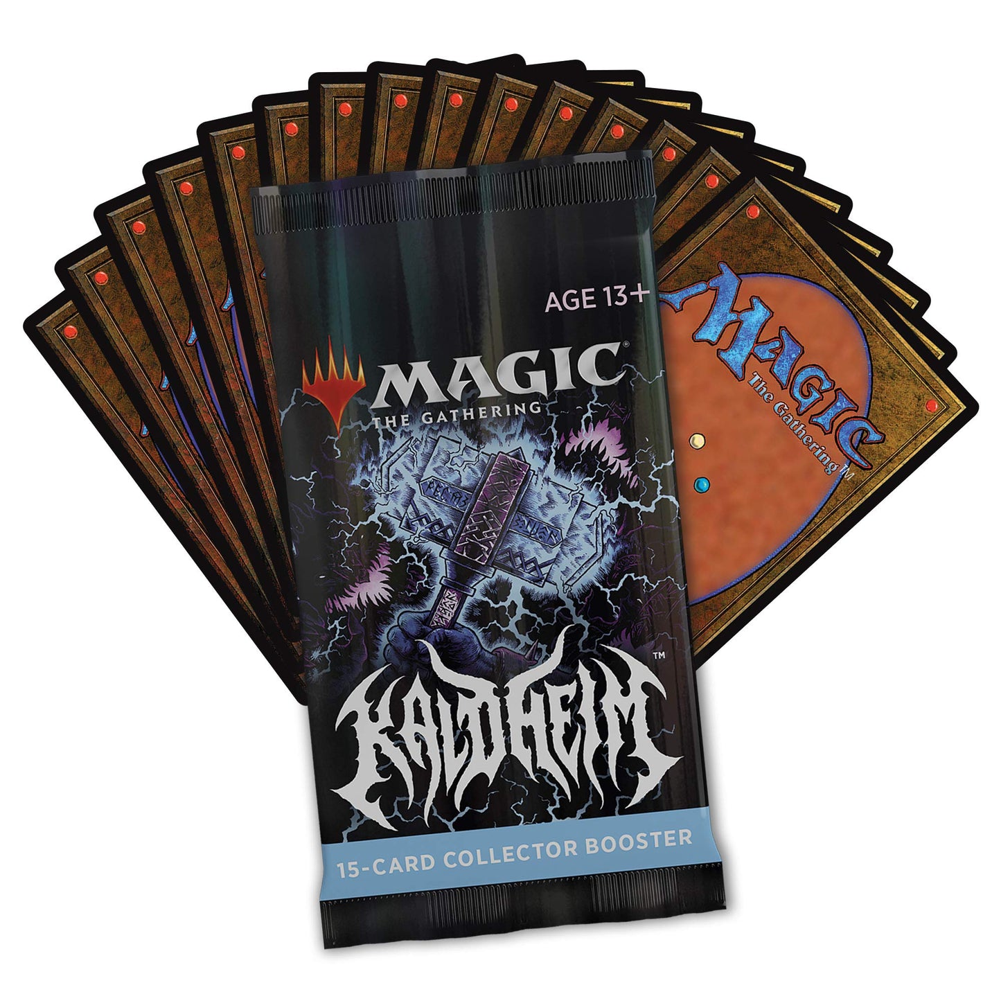 Magic The Gathering Kaldheim Collector Booster Box | 12 Packs (180 Magic Cards)