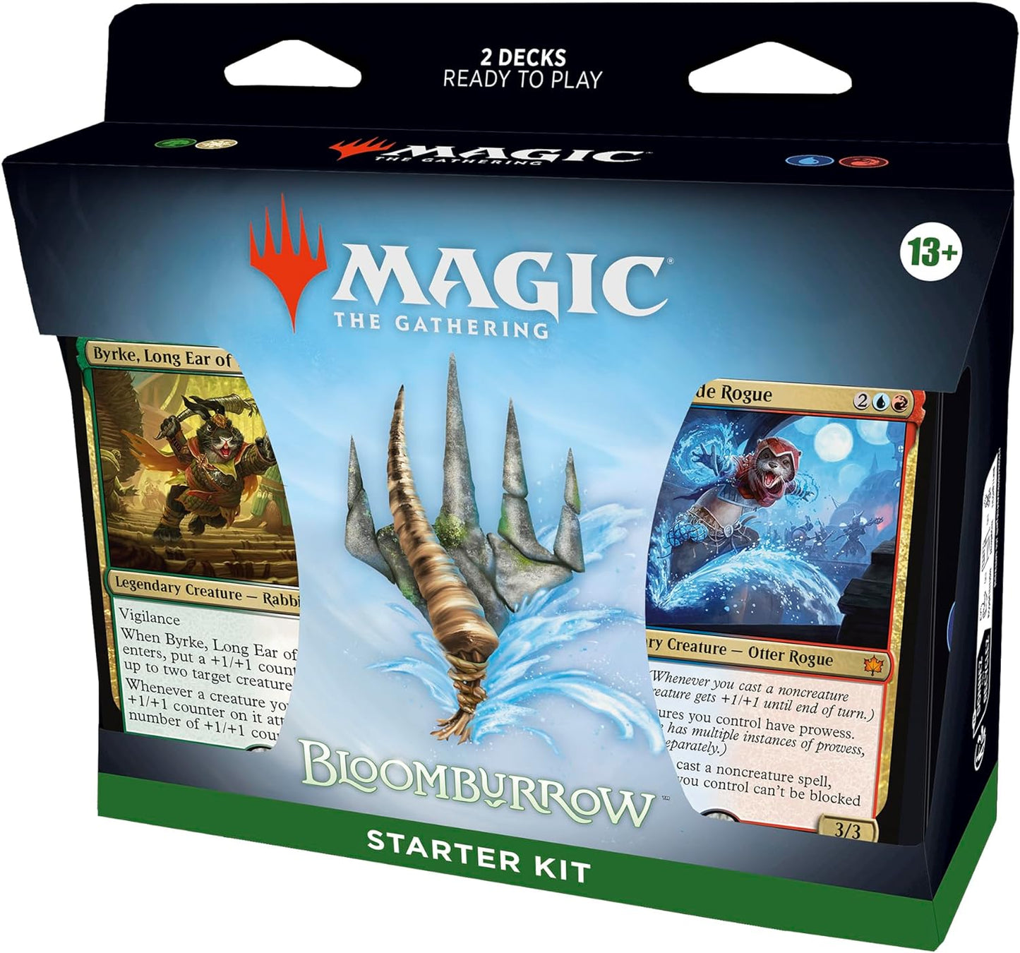 Magic: The Gathering - Bloomburrow Starter Kit | Learn to Play Magic with 2 Bloomburrow-Themed Decks | 2 Player Collectible Card Game for Ages 13+