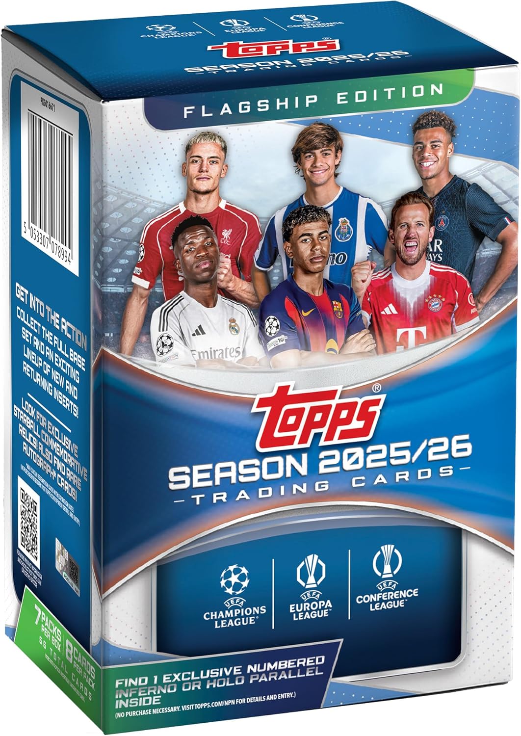 2025-26 Topps UEFA Club Competitions Soccer Value Blaster Box