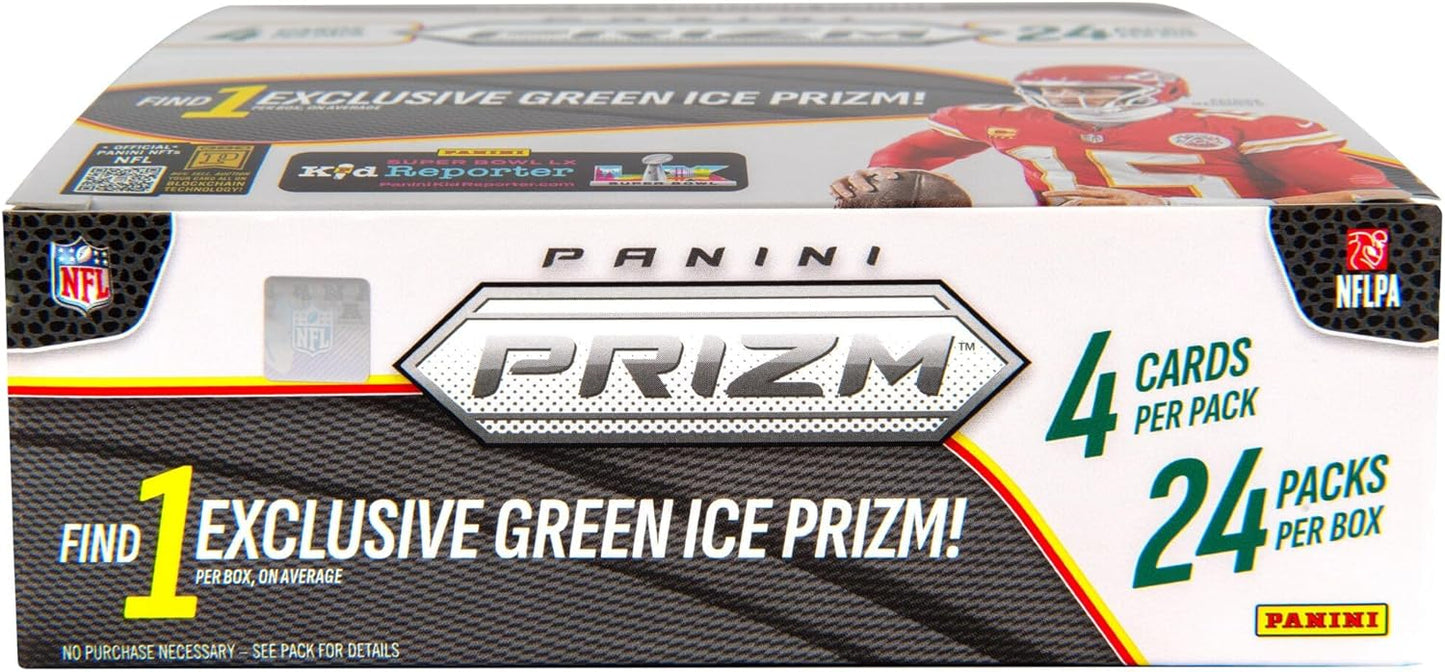 2025 Panini PRIZM Football Trading Cards Retail Box