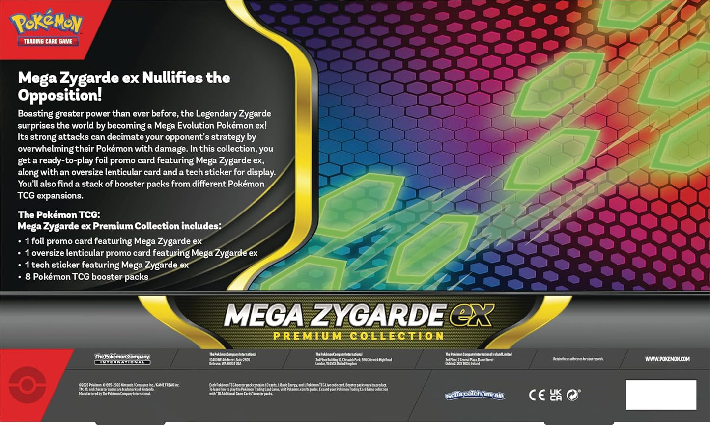 Pokemon TCG: Mega Zygarde ex Premium Collection - Presale Ships 05/22/2026