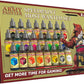 The Army Painter Speedpaint 2.0 Most Wanted Paint Set, 24 x 18 mL Acrylic Contrast Paints Including 2 Metallics, 1 Medium & 1 Free Brush for Miniature and Model Painting